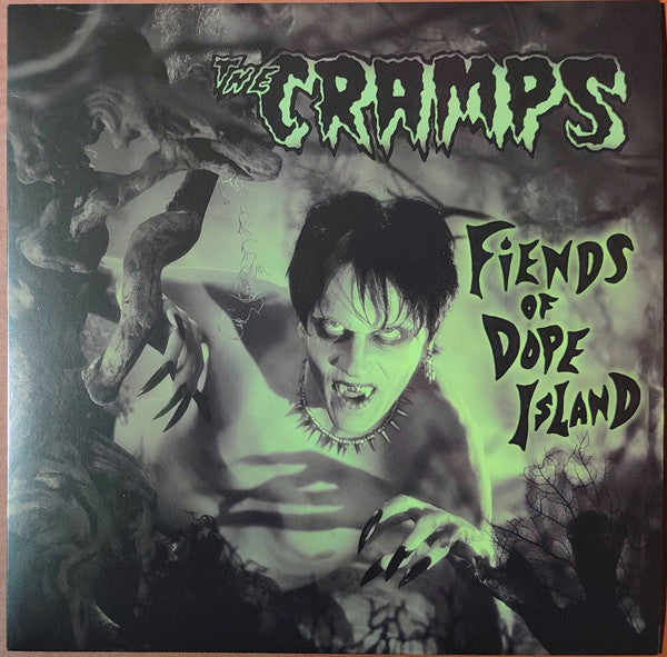 The Cramps : Fiends Of Dope Island (LP, Album, RE, Pin)
