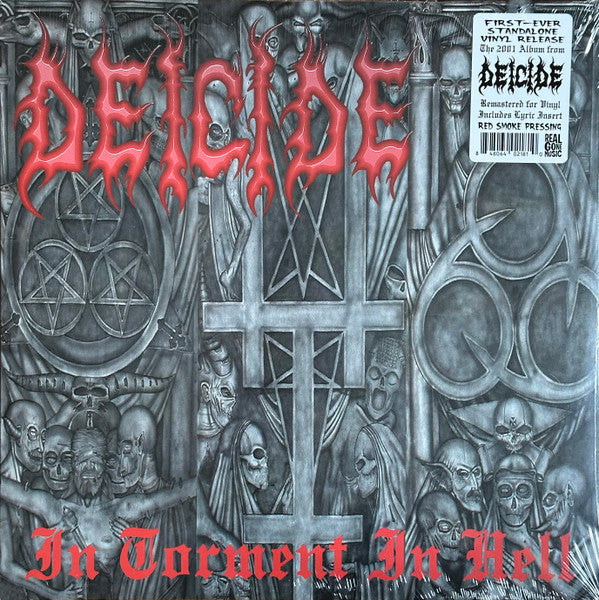 Deicide : In Torment In Hell (LP, Album, RE, RM, Red)
