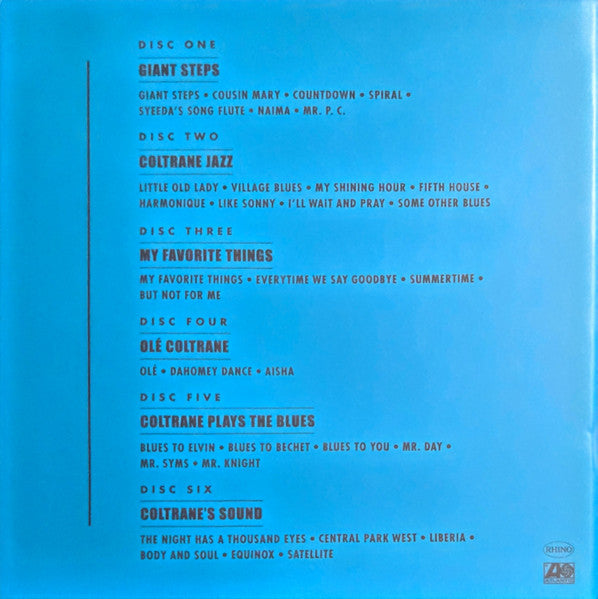 John Coltrane : 1960-1964 (Box, Comp, Mono + 6xCD, Mono, RE)