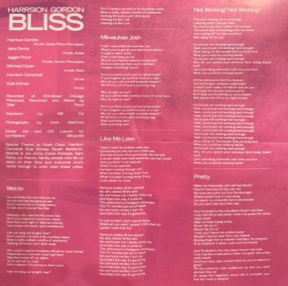 Harrison Gordon : Bliss (CD, Album)