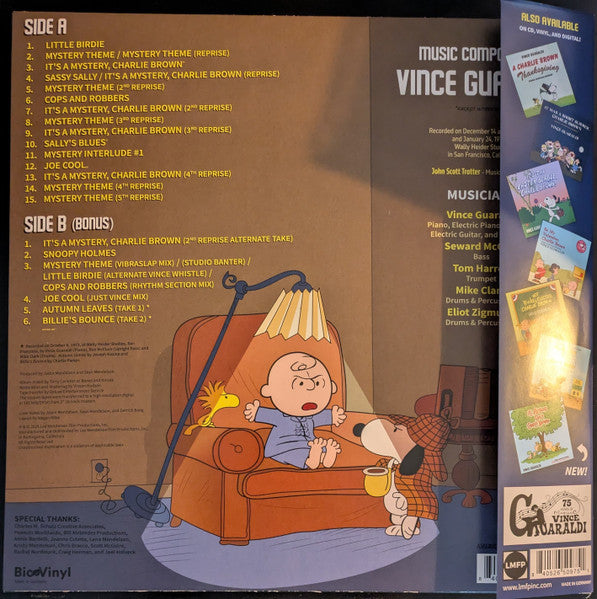 Vince Guaraldi : It’s A Mystery, Charlie Brown (Original Soundtrack Recording) (Extended Edition) (LP, Album, Bioplastic, Ltd, Mag)