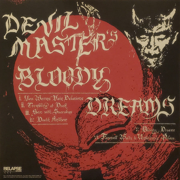 Devil Master : Bloody Dreams (LP, Album, Ltd, Bla)