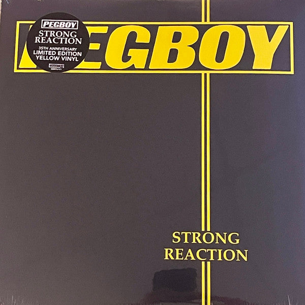 Pegboy : Strong Reaction (LP, Album, Ltd, RE, Yel)