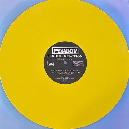 Pegboy : Strong Reaction (LP, Album, Ltd, RE, Yel)