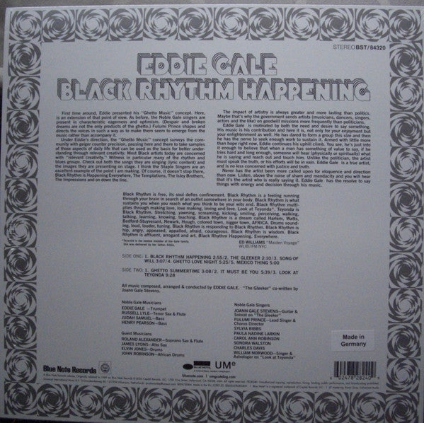 Eddie Gale : Black Rhythm Happening (LP, Album, RE, RP, 180)