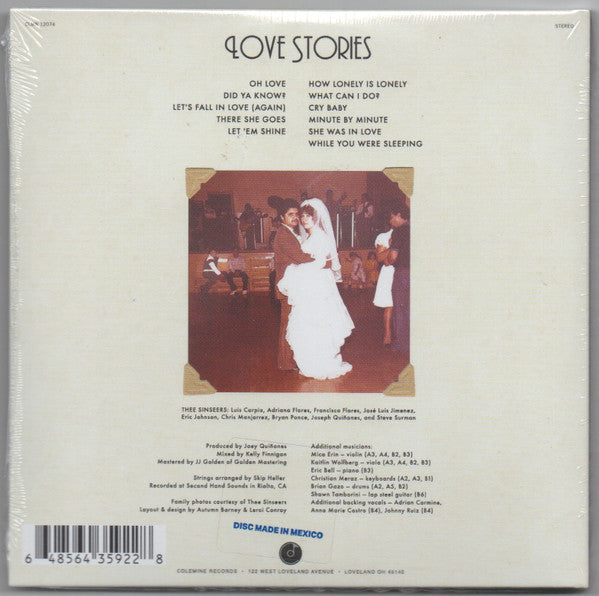 Thee Sinseers : Love Stories (CD, Album)