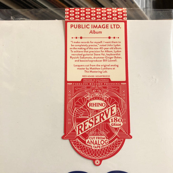 Public Image Limited : Album (LP, Album, RE, 180)