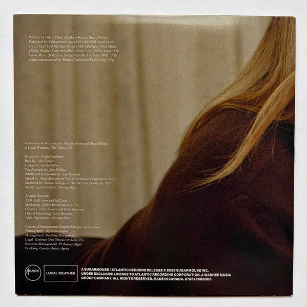 Hilary Duff : Weather for Tennis (7")