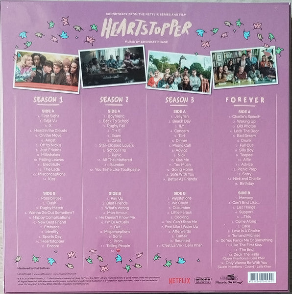 Adiescar Chase : Heartstopper (Soundtrack From The Netflix Series And Film) (Box, Album, Ltd, Num + LP, Blu + LP, Pin + LP, Yel)