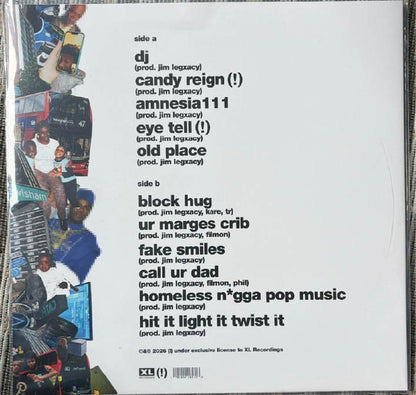 Jim Legxacy : Homeless N*gga Pop Music (LP, Mixtape)
