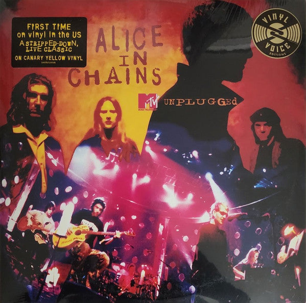 Alice In Chains : MTV Unplugged (2xLP, Album, RE, Yel)