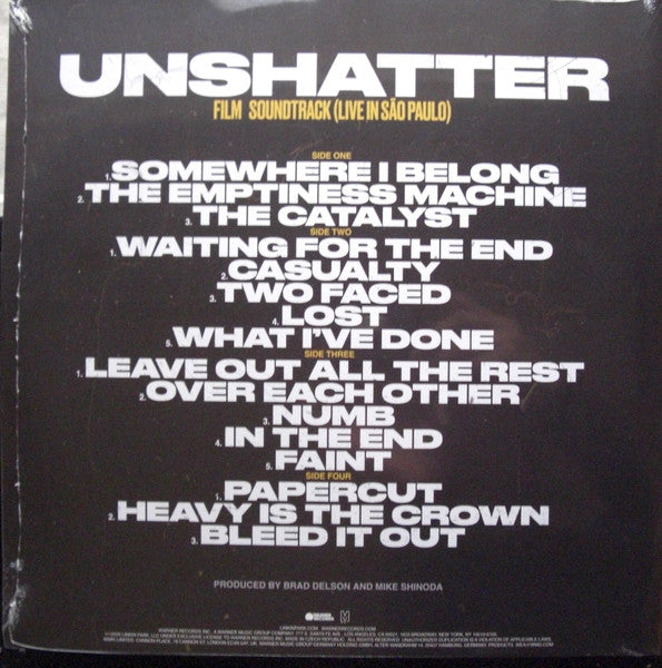 Linkin Park : Unshatter - Film Soundtrack (Live In São Paulo) (2xLP, Album, Ltd, Ora)