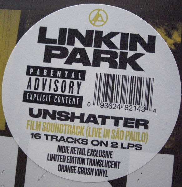 Linkin Park : Unshatter - Film Soundtrack (Live In São Paulo) (2xLP, Album, Ltd, Ora)