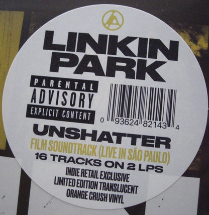 Linkin Park : Unshatter - Film Soundtrack (Live In São Paulo) (2xLP, Album, Ltd, Ora)