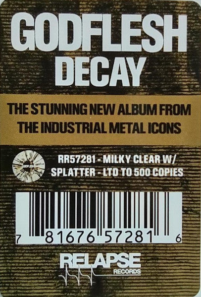 Godflesh : Decay (LP, Album, Ltd, Mil)