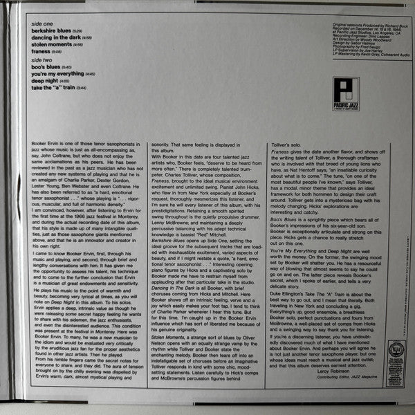 Booker Ervin : Structurally Sound (LP, Album, RE, Gat)