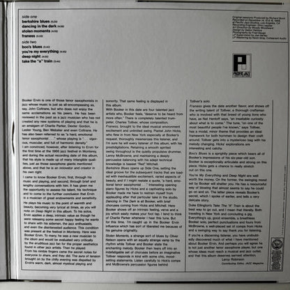 Booker Ervin : Structurally Sound (LP, Album, RE, Gat)
