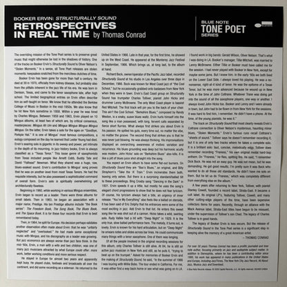Booker Ervin : Structurally Sound (LP, Album, RE, Gat)