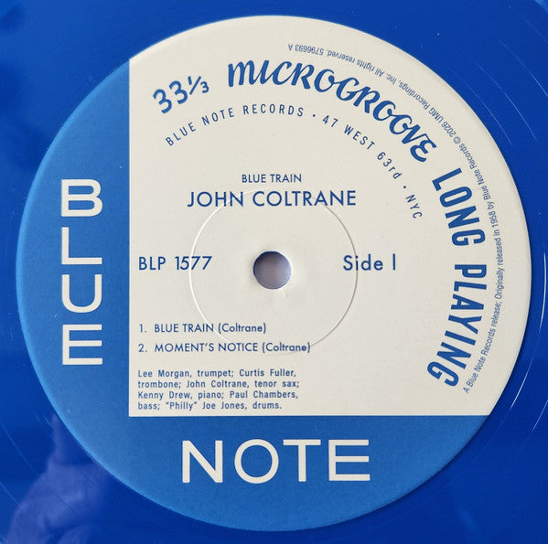 John Coltrane : Blue Train (LP, Album, Mono, RE, RM, Blu)