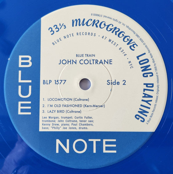 John Coltrane : Blue Train (LP, Album, Mono, RE, RM, Blu)