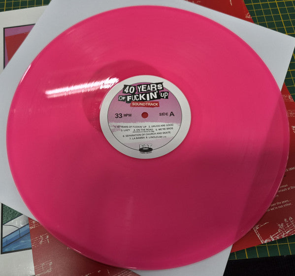 NOFX : 40 Years Of Fuckin' Up - A Film By NOFX (LP, Album, Comp, Pin)