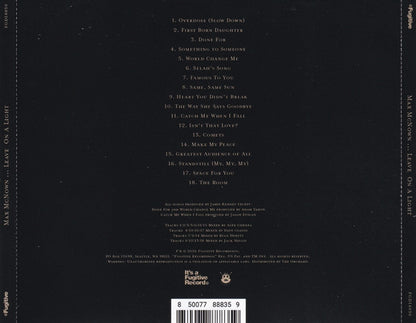 Max McNown : Leave On A Light (CD, Album)