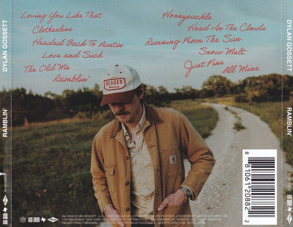 Dylan Gossett : Ramblin' (CD, Album)