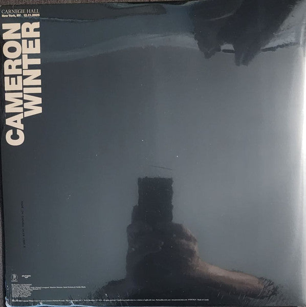 Cameron Winter : Live At Carnegie Hall (2xLP, Album)