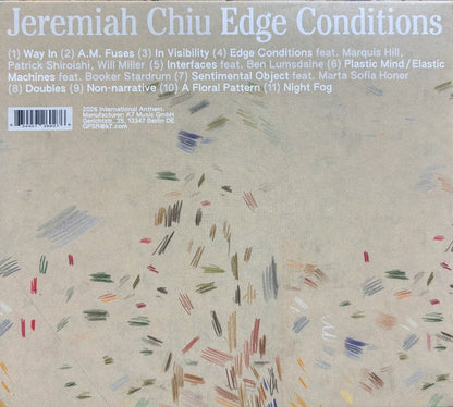 Jeremiah Chiu : Edge Conditions  (CD, Album, Dig)