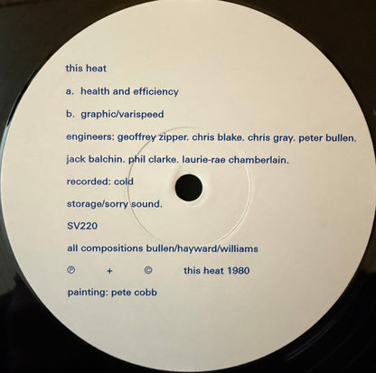 This Heat : Health And Efficiency (12", EP, RE)