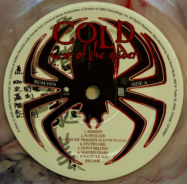 Cold (4) : Year Of The Spider (LP, Album, RE, RP, Cle)