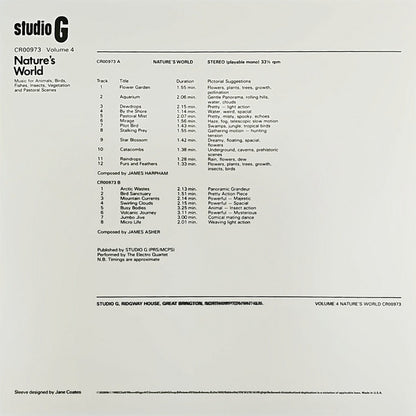 The Electro Quartet : Nature's World Volume 4 (LP, RE, Yel)