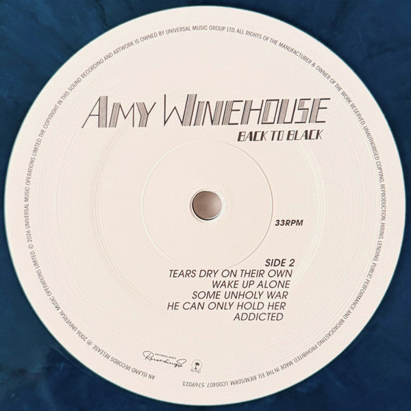 Amy Winehouse : Back To Black (LP, Album, Ltd, RE, Cha)