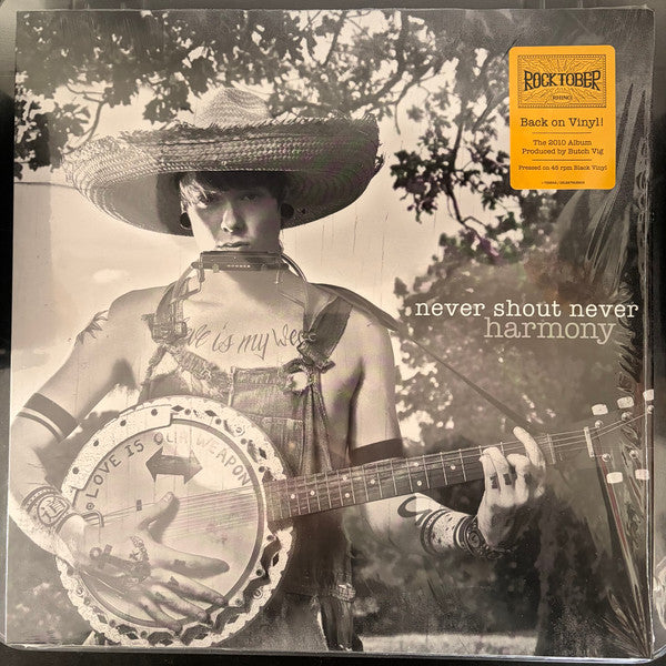 Never Shout Never : Harmony (LP, Album, RP)