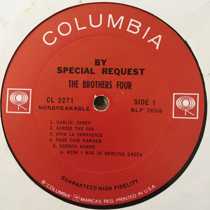 The Brothers Four : By Special Request (LP, Album, Mono)