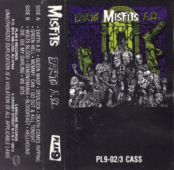 Misfits : Earth A.D. (Cass, Album, RP)