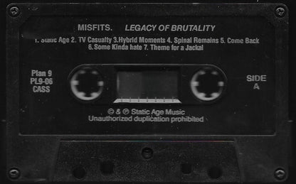Misfits : Legacy Of Brutality (Cass, Album)