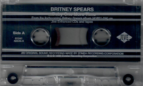 Britney Spears : ...Baby One More Time (Cass, Single, Ltd, Car)
