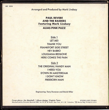 Paul Revere & The Raiders : Alias Pink Puzz (Reel, 4tr Stereo, 7" Reel, Album)
