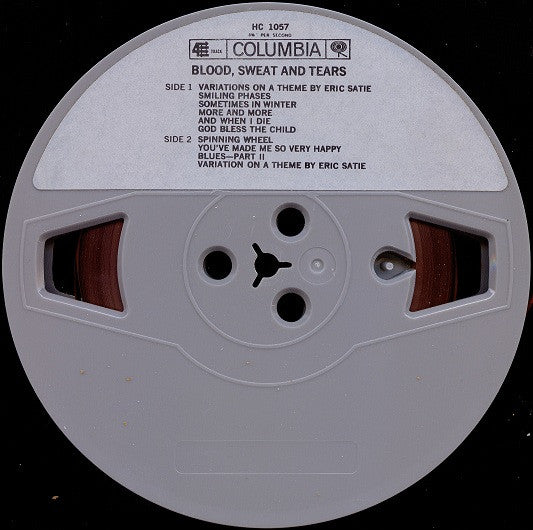 Blood, Sweat And Tears : Blood, Sweat And Tears (Reel, 4tr Stereo, 7" Reel, Album)
