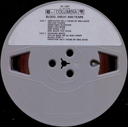 Blood, Sweat And Tears : Blood, Sweat And Tears (Reel, 4tr Stereo, 7" Reel, Album)