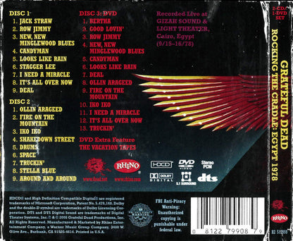 Grateful Dead* : Rocking The Cradle: Egypt 1978 (3xHDCD, Album, Ltd, Bon + DVD-V, Multichannel)