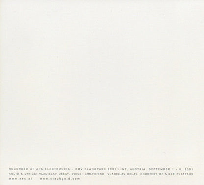 Vladislav Delay : Naima (CD, Album)