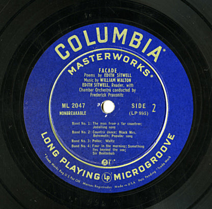 Edith Sitwell, William Walton* : Façade (10", Album)