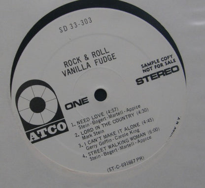 Vanilla Fudge : Rock & Roll (LP, Album, Promo)