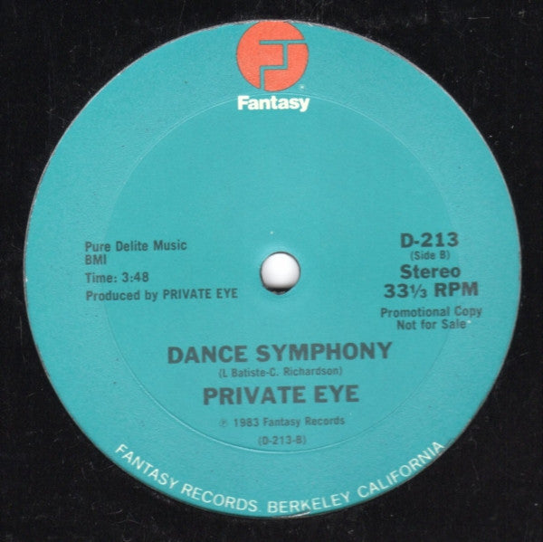 Private Eye (8) : Hot Girl (12", Promo)