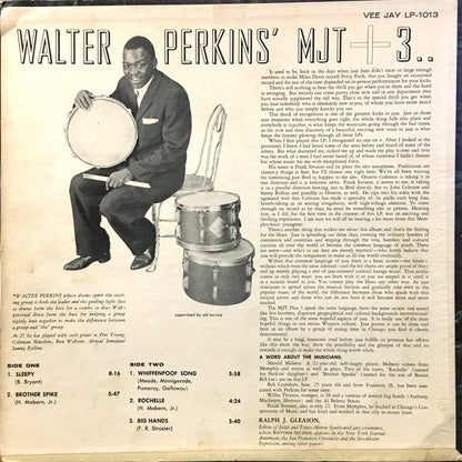 Walter Perkins' MJT + III* : Walter Perkins' MJT + III (LP, Album, Mono)