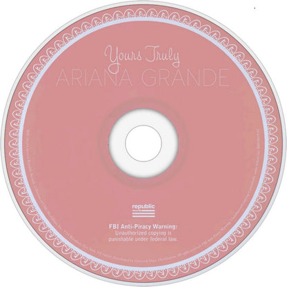 Ariana Grande : Yours Truly (CD, Album)