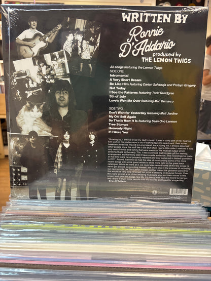 Ronnie D'Addario-Written By Ronnie D'Addario RSD Black Friday 2025 LP