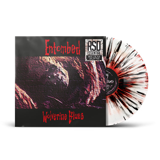 Entombed - Wolverine Blues White with Red & Black Splatter Vinyl LP PREORDER